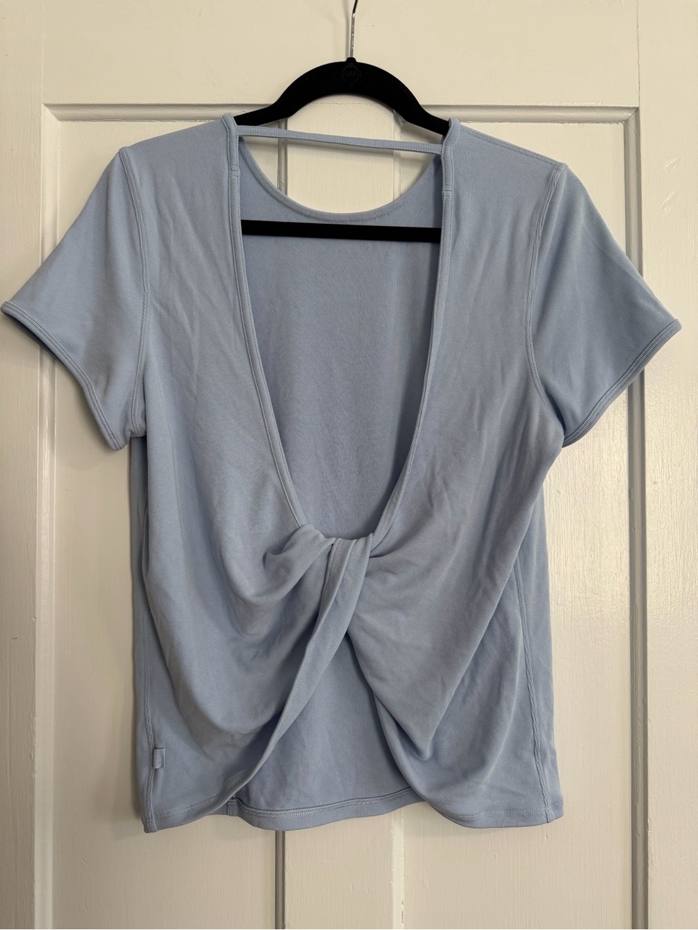 Lululemon Twist Back Soft Ribbed Short Sleeve Top PTP 20” - Picture 4 of 7